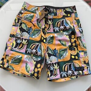 New Patagonia Multicolor Tropical Print Shorts